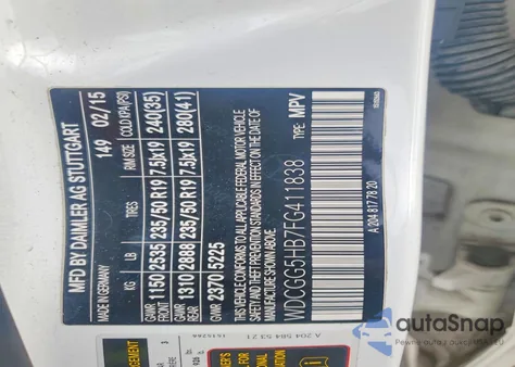 2015 Mercedes-Benz Glk 350 z USA, uszkodzony, nr VIN WDCGG5HB7FG411838